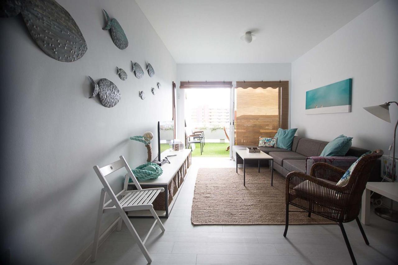 Ferienwohnung Vistas Al Mar Junto A La Playa 2D Poris de Abona Exterior foto