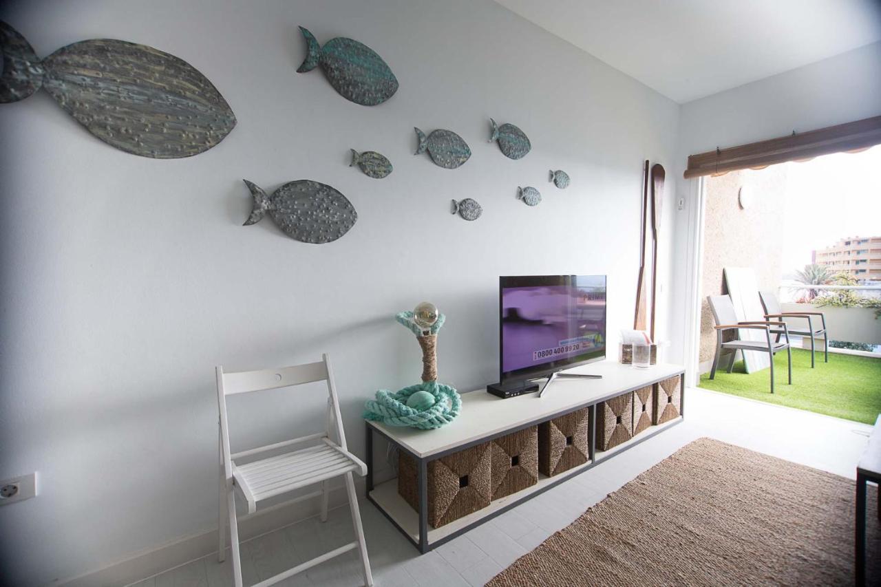 Ferienwohnung Vistas Al Mar Junto A La Playa 2D Poris de Abona Exterior foto