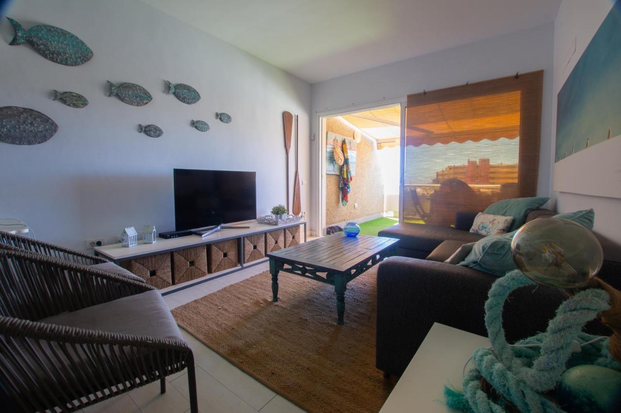 Ferienwohnung Vistas Al Mar Junto A La Playa 2D Poris de Abona Exterior foto